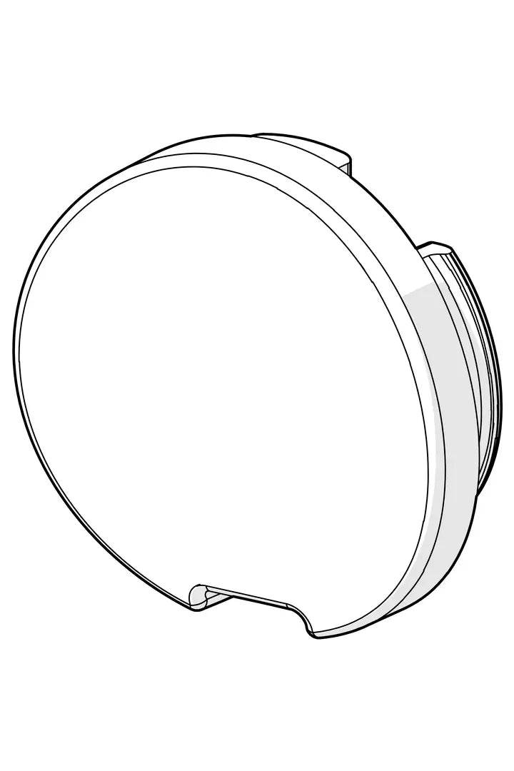 Cover plug | 600749V | Chrome