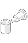 Shower pipe holder | 600860V | Chrome