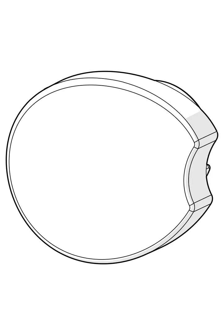 Cover plug | 601141V | Chrome