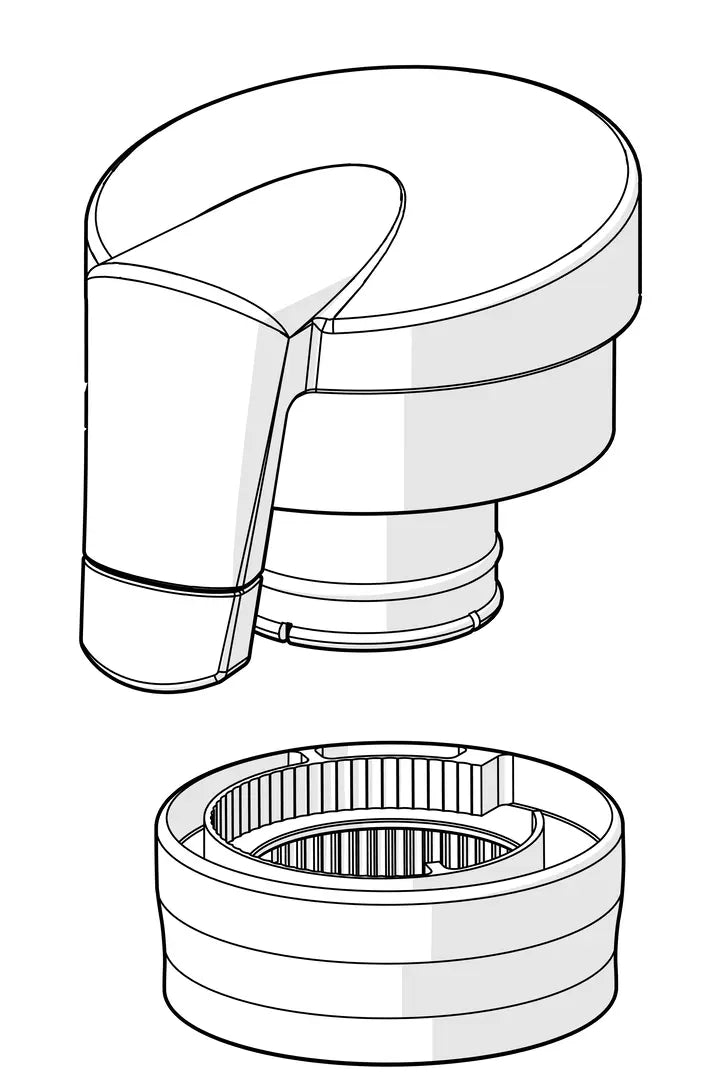 Temperature control handle | 601273V