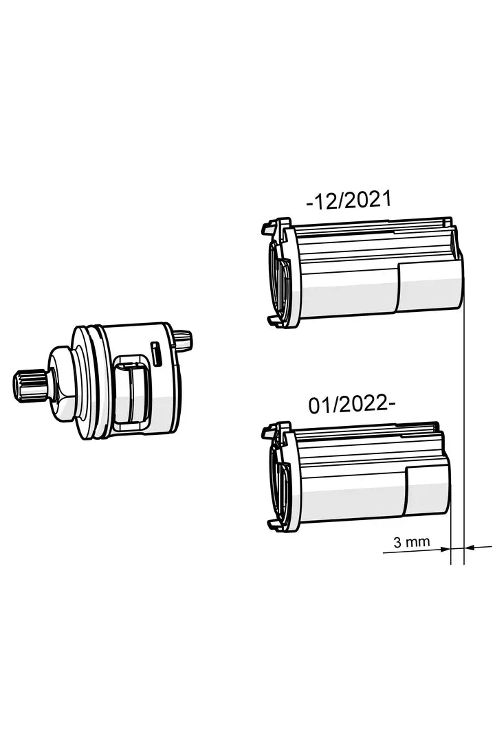 Diverter and cartridge | 601278V
