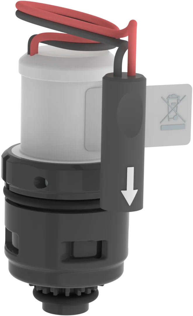 Solenoid valve complete, 3 V | 601307V