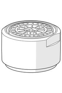 Strålesamler, M24x1, -104
