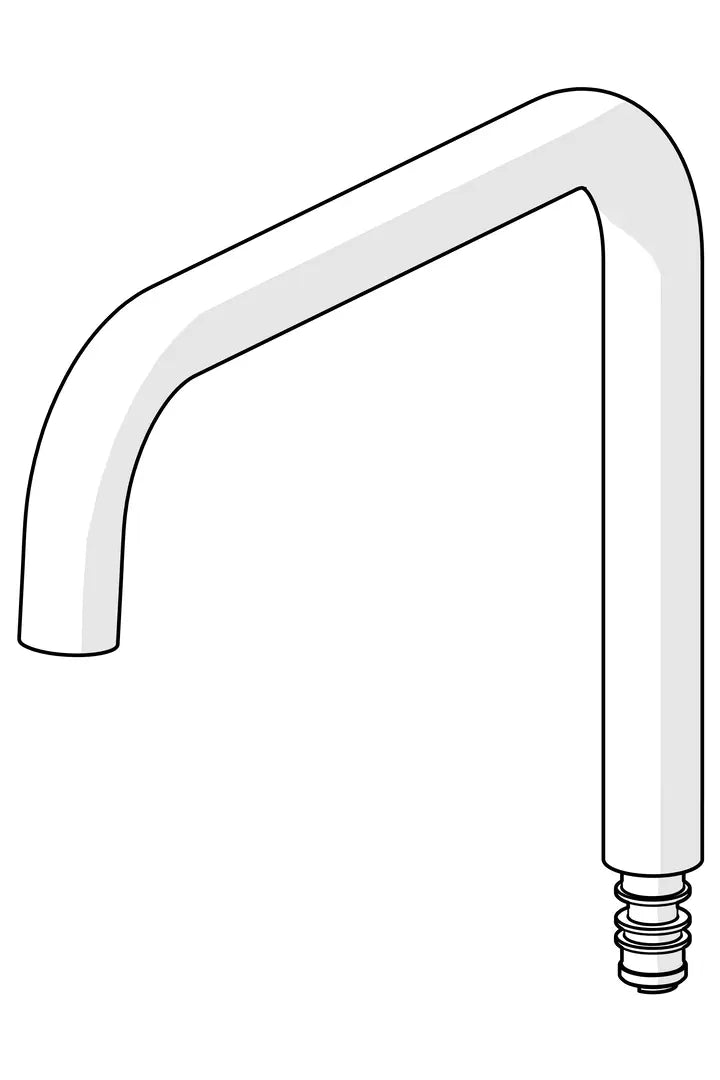 Høy tut | 601597V | Krom