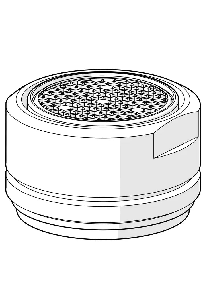 Strålesamler, M24x1, 6 l/min | 601974V | Krom
