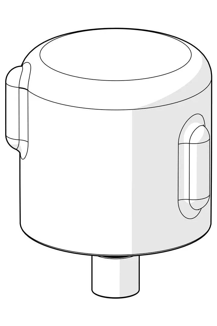 Flow control handle | 602452V | Chrome