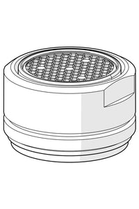 Strålesamler, M24x1 STD HC, 6 l/min, Laminar