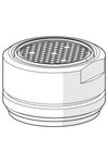 Aerator, M24x1 STD HC, 6 l/min, Laminar | 602670V | Chrome
