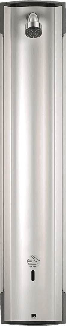 Shower panel, 6 V | 6661F | Aluminium/Chrome