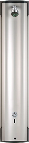 Shower panel, 6 V | 6661F | Aluminium/Chrome