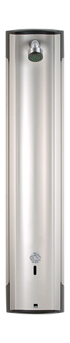 Shower panel, 6 V | 6661S | Aluminium/Chrome