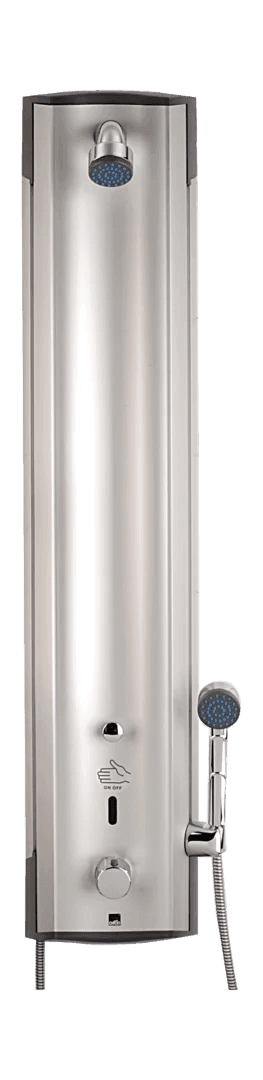 Shower panel, 12 V | 6662FTX | Aluminium/Chrome