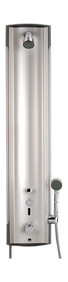 Shower panel, 12 V | 6662STX | Aluminium/Chrome