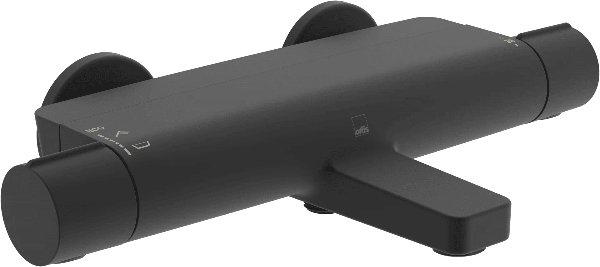 Bath and shower faucet | 7140N-33 | Matt black