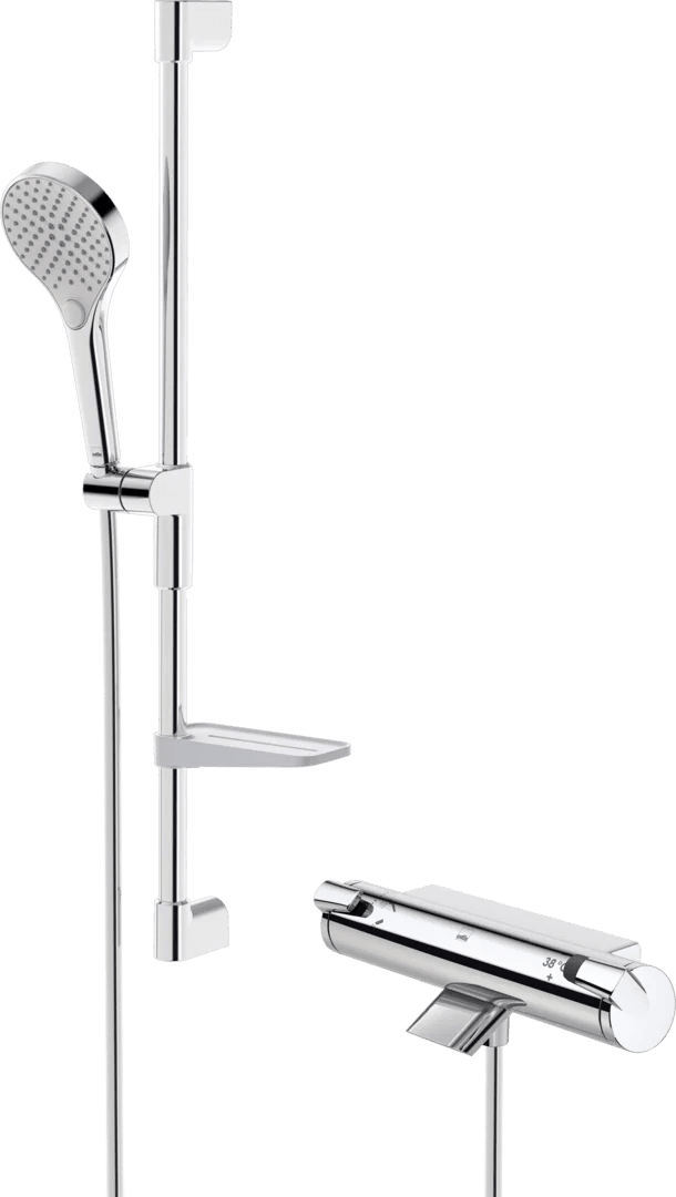 Bath and shower faucet with shower set | 7149 | Chrome