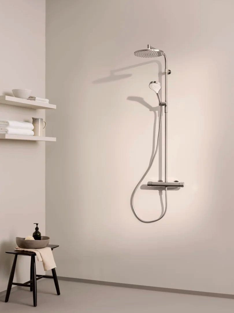 Shower system | 7192N-80 | Brushed steel