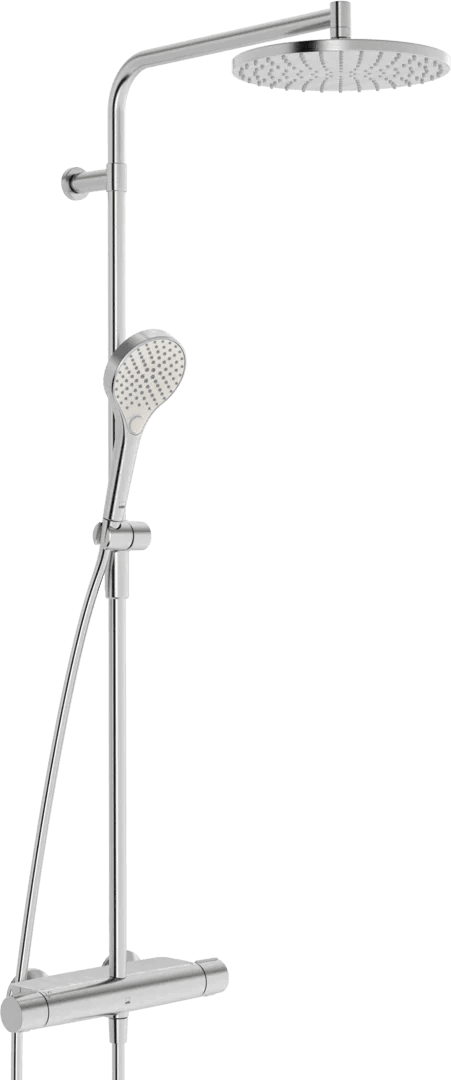 Shower system | 7192N-80 | Brushed steel