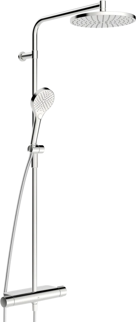 Dusjkran med rain shower | 7192N | Krom