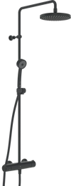 Dusjkran med rain shower | 7401G-33 | Svart matt
