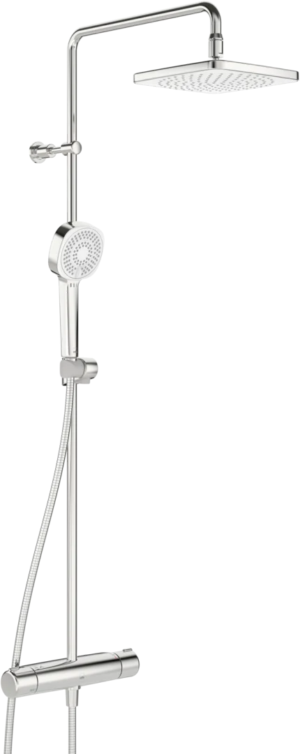 Dusjkran med rain shower | 7403 | Krom