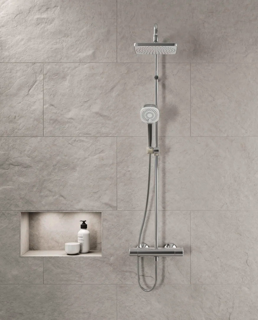 Dusjkran med rain shower | 7403 | Krom