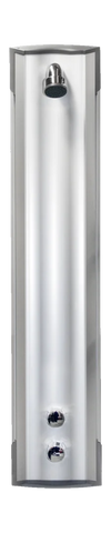 Shower panel | 7433 | Aluminium/Chrome