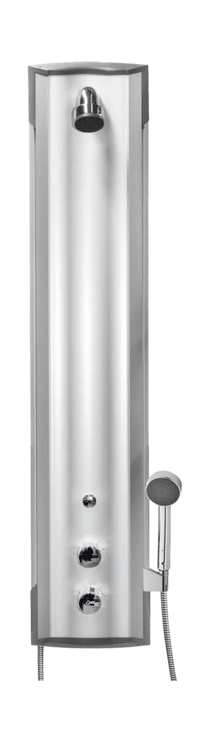 Shower panel | 7434 | Aluminium/Chrome