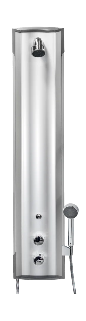 Shower panel | 7434 | Aluminium/Chrome