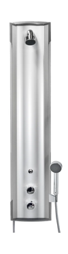 Shower panel | 7434 | Aluminium/Chrome