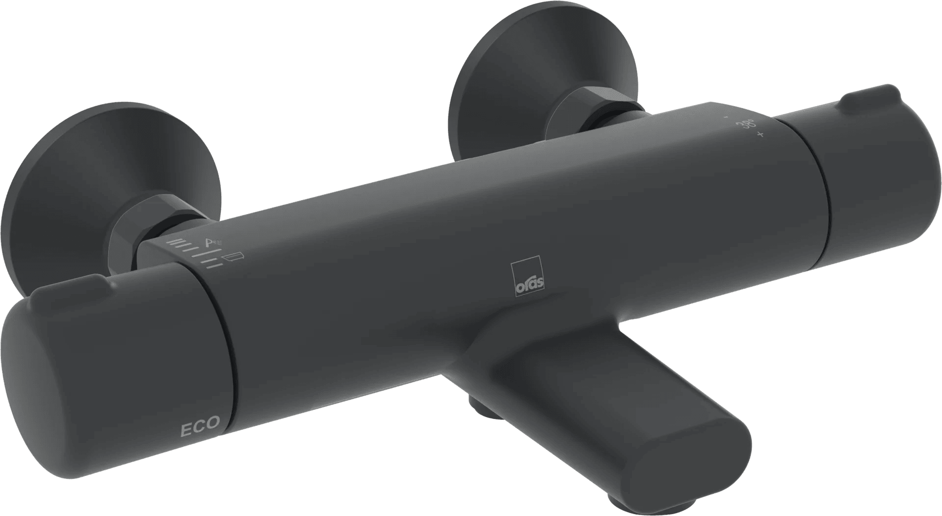 Shower faucet with spout | 7462G-33 | Matt black