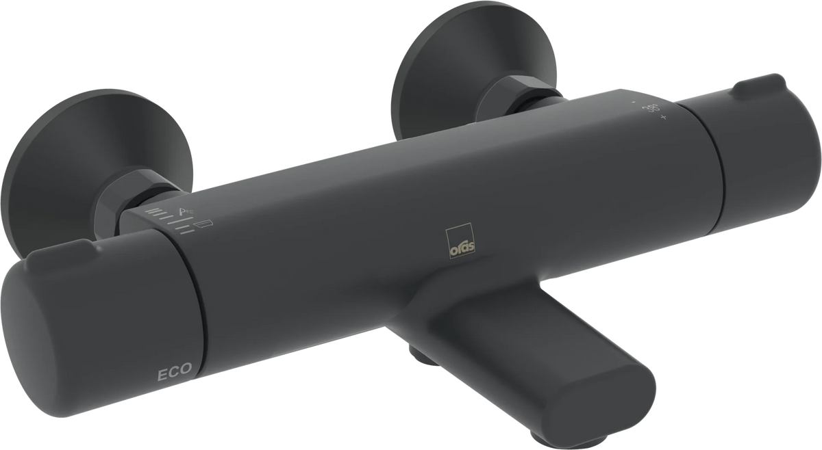 Shower faucet with spout | 7462G-33 | Matt black